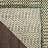 nourison courtyard cou01 green rug