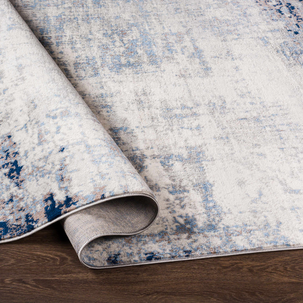 Hauteloom Texanna TEXA Light Gray Machine Made Polypropylene Rug