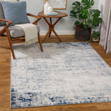 Hauteloom Texanna TEXA Light Gray Machine Made Polypropylene Rug