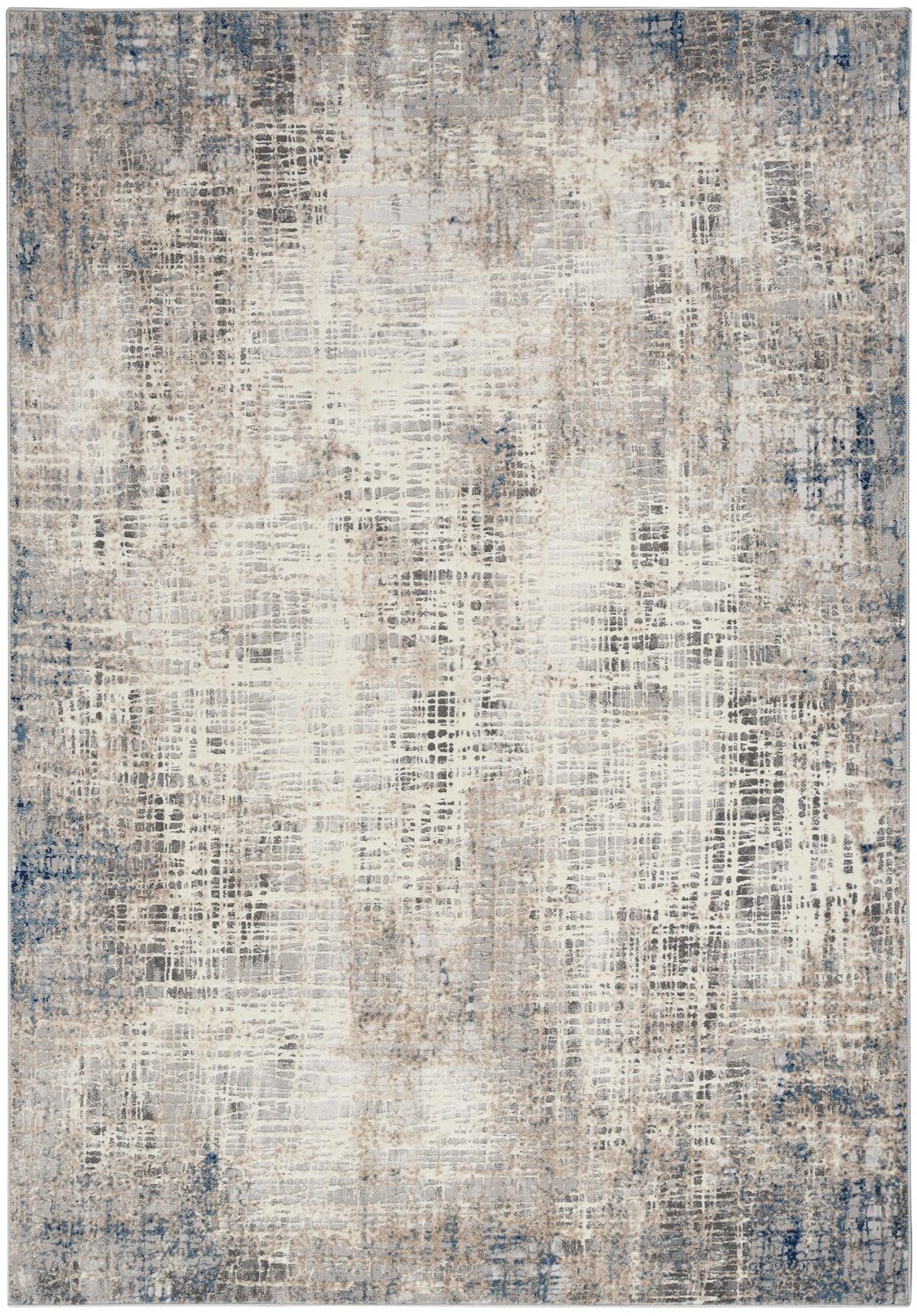 nourison ck022 infinity ifn01 blue multicolor rug