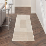 nourison brushstrokes bsk04 beige silver rug