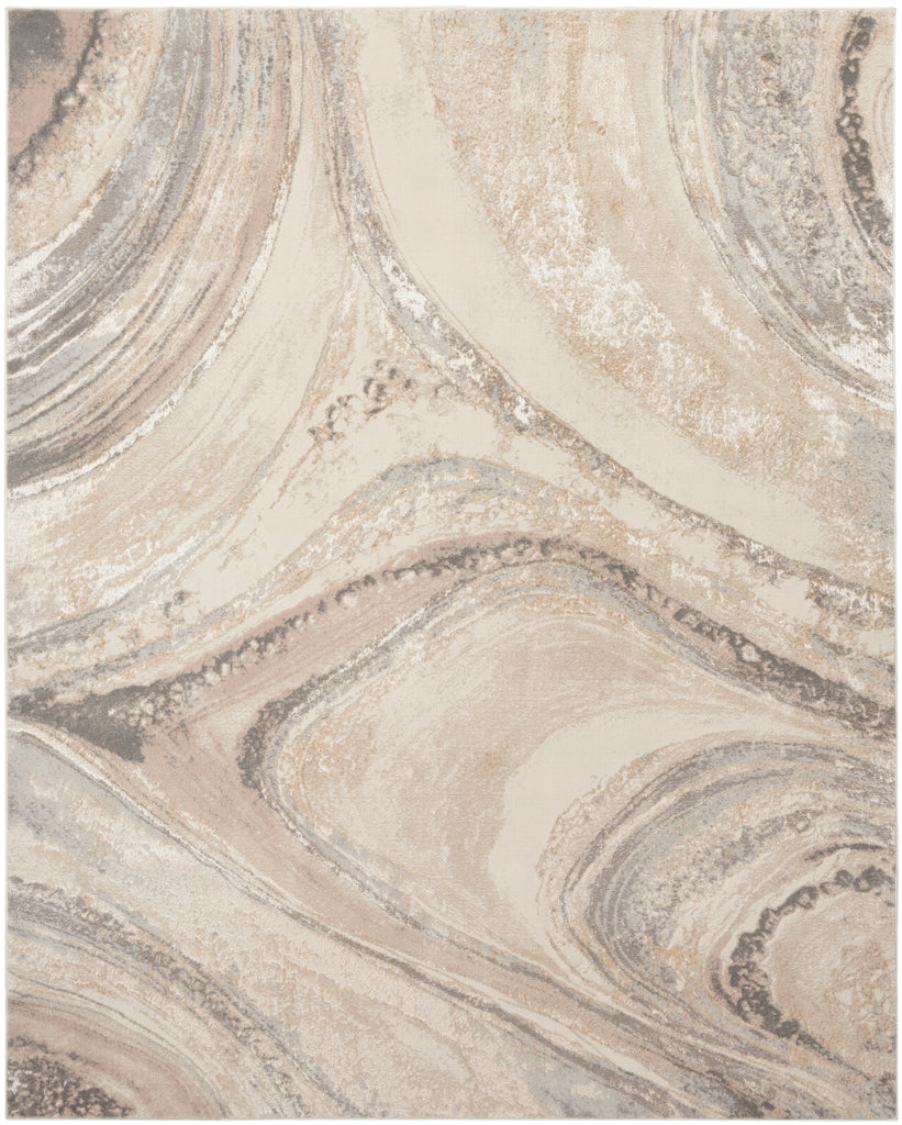nourison brushstrokes bsk03 cream grey rug