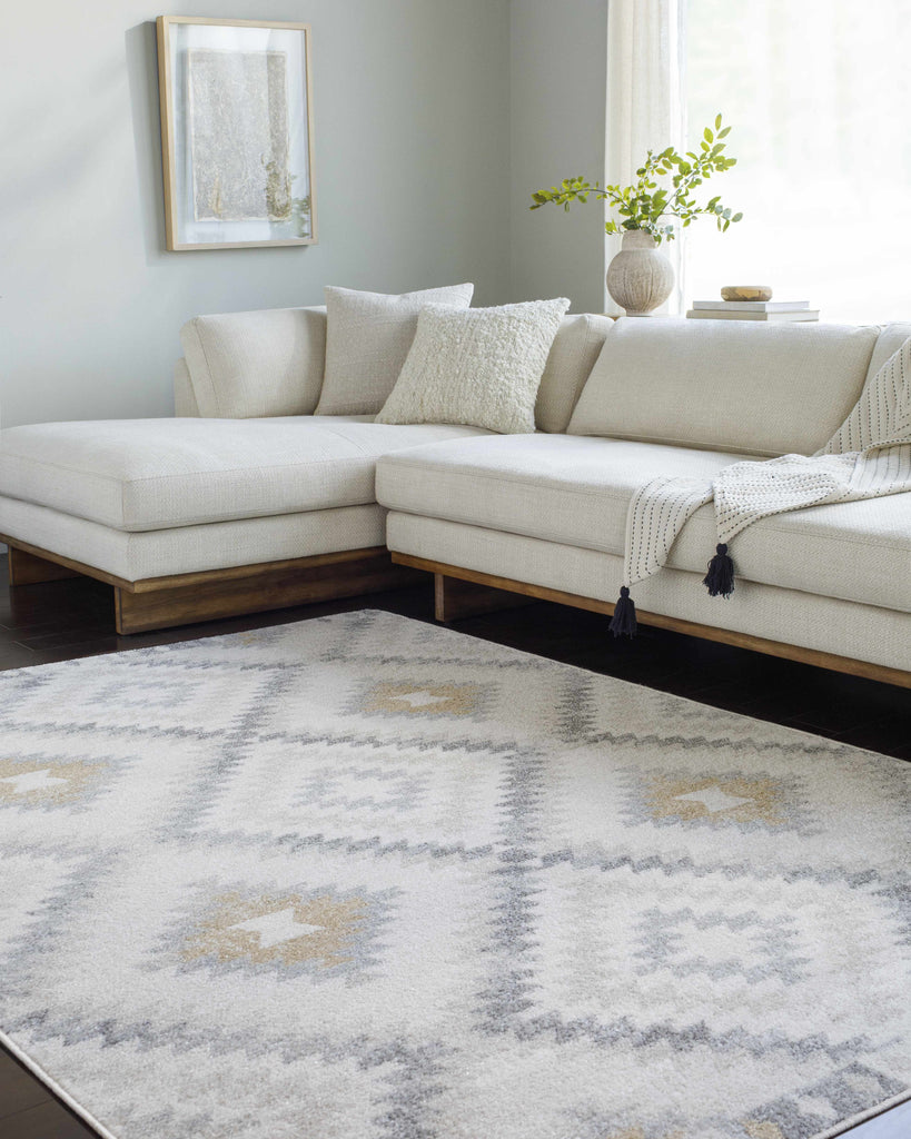 Hauteloom Tyipa TGCSKA1 Cream Machine Made Polypropylene Rug
