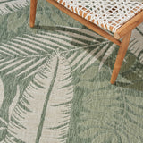 nourison garden oasis goa02 green ivory rug