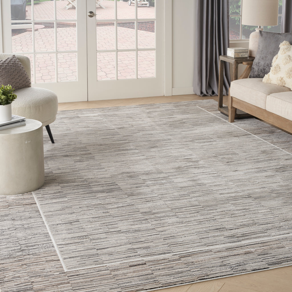 nourison desire dsr02 charcoal grey rug