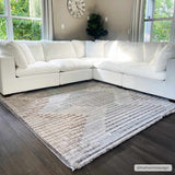 Hauteloom Maulawin MAULA Charcoal Machine Made Polyester Rug