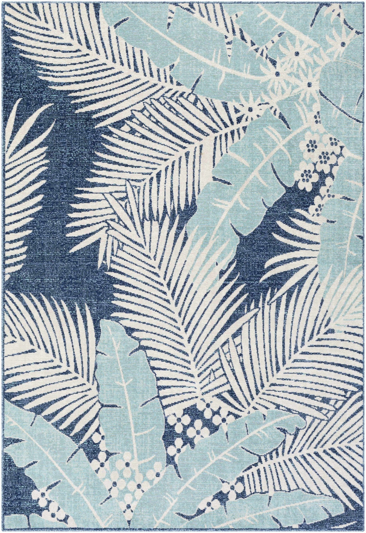 Hauteloom Thebarton THEBA Aqua Machine Made Polypropylene Rug