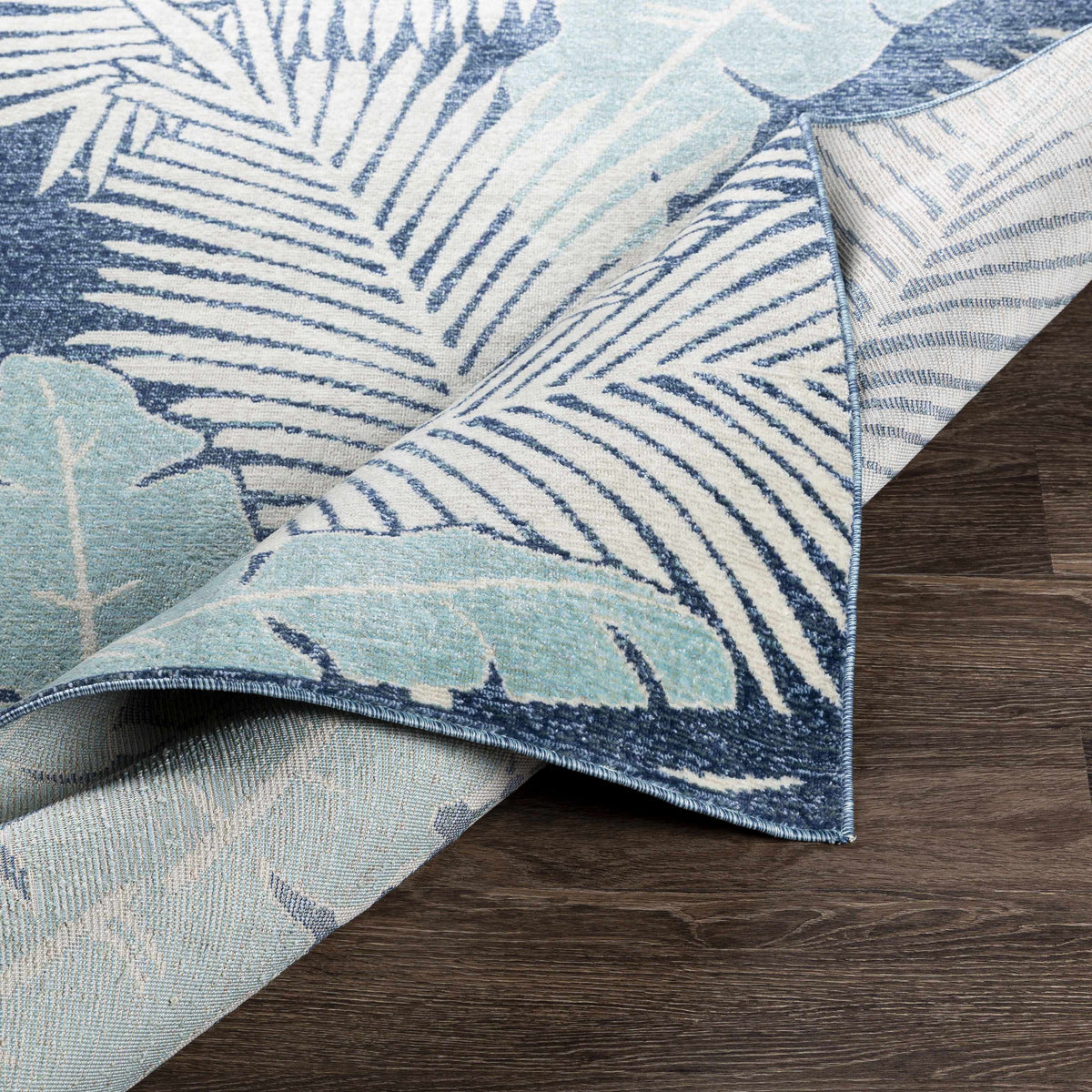 Hauteloom Thebarton THEBA Aqua Machine Made Polypropylene Rug