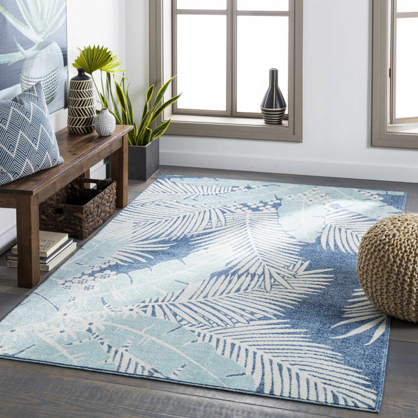 Hauteloom Thebarton THEBA Aqua Machine Made Polypropylene Rug