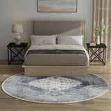 nourison astra machine washable asw11 blue ivory rug