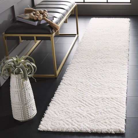 safavieh clearance tahoe shag tho652a white rug