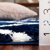 safavieh clearance tahoe shag tho675n navy rug
