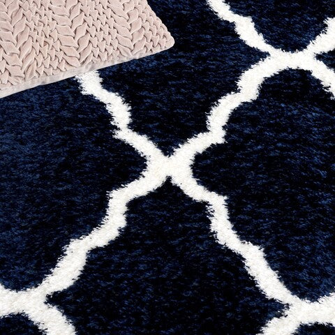 safavieh clearance tahoe shag tho675n navy rug