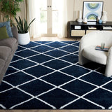 safavieh clearance tahoe shag tho676n navy rug