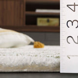 safavieh clearance tahoe shag tho680w ivory rug