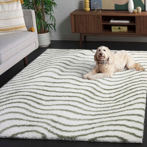 safavieh clearance tahoe shag tho680w ivory rug