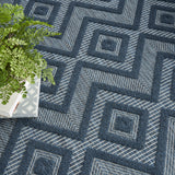 nourison versatile nrv01 navy blue rug