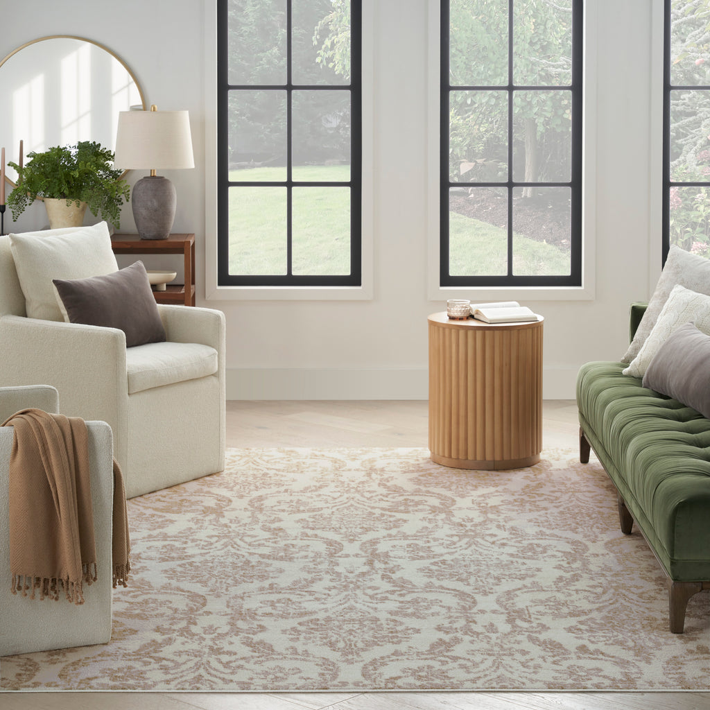 nourison jubilant jub09 ivory beige rug