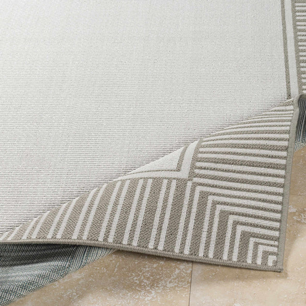 Hauteloom Tickfaw TIC Taupe Machine Made Olefin Rug