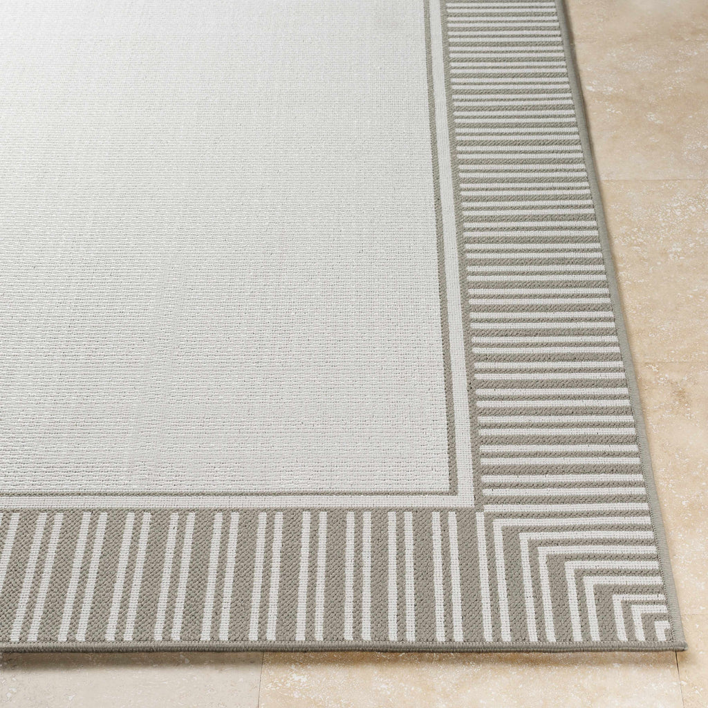 Hauteloom Tickfaw TIC Taupe Machine Made Olefin Rug