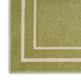 nourison nourison essentials nre02 green ivory rug