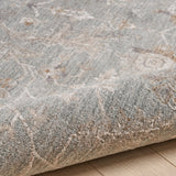 nourison infinite ift01 blue ivory rug