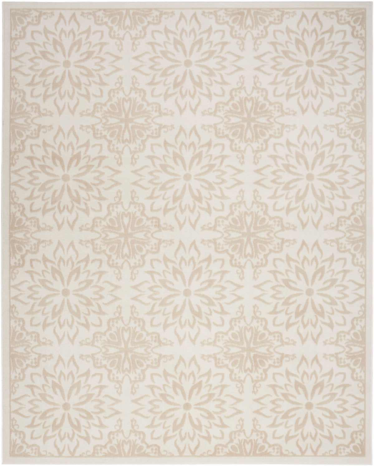 nourison jubilant jub06 ivory beige rug