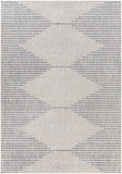 Hauteloom Tililan TILIL Blue Machine Made Polypropylene Rug