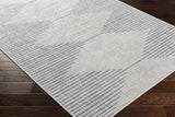 Hauteloom Tililan TILIL Blue Machine Made Polypropylene Rug
