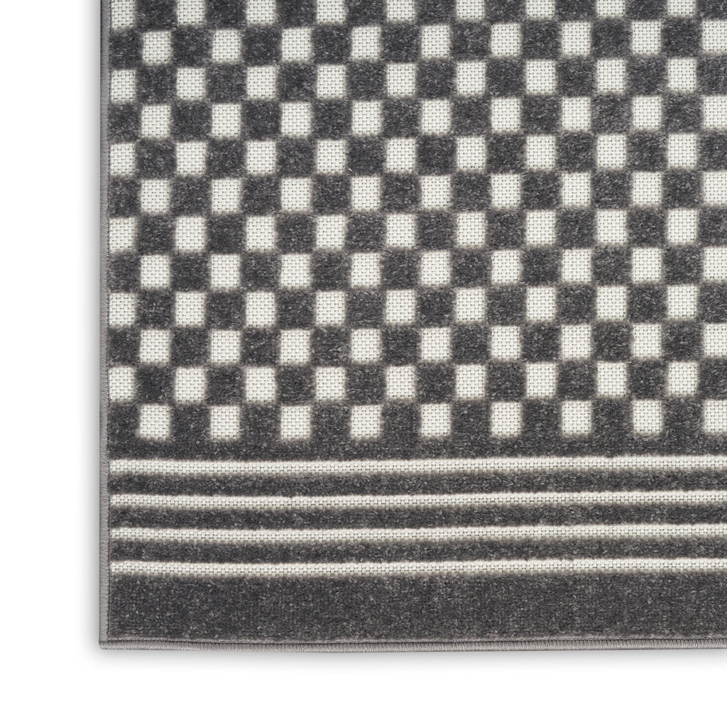 nourison care free caf02 grey rug