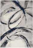 nourison brushstrokes bsk02 grey navy rug