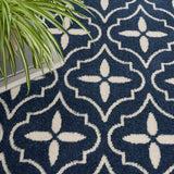nourison nourison essentials nre04 navy ivory rug