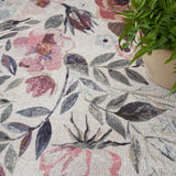 nourison nourison washables nwb01 ivory pink rug
