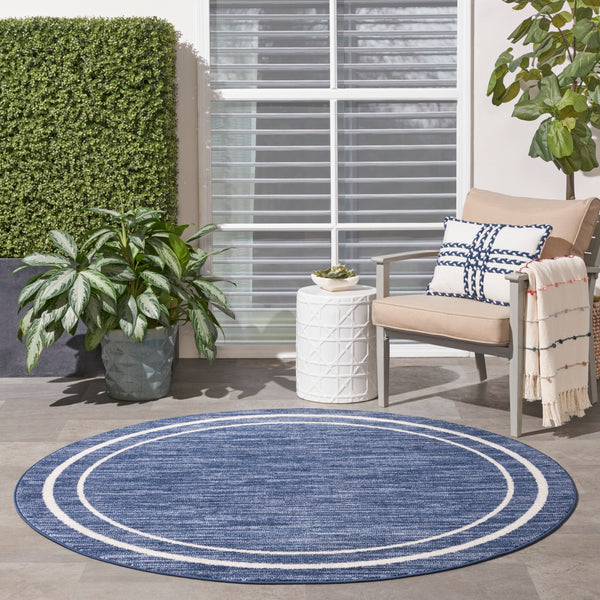 nourison nourison essentials nre02 navy ivory rug