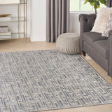 nourison serenity home srh04 blue ivory rug