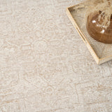 nourison pure shades sad02 beige rug