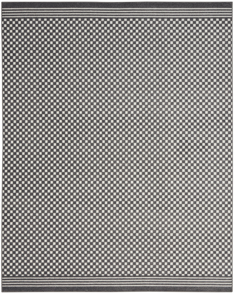 nourison care free caf02 grey rug