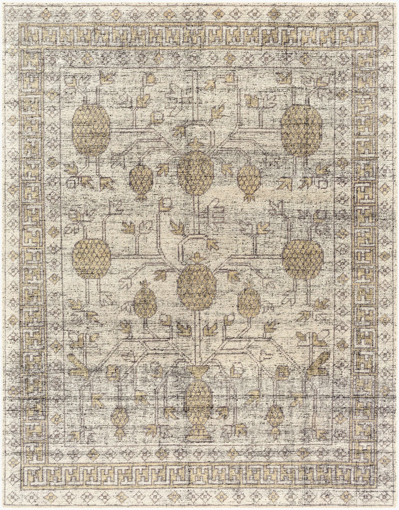 surya tulu tlu 2301 pewter rug