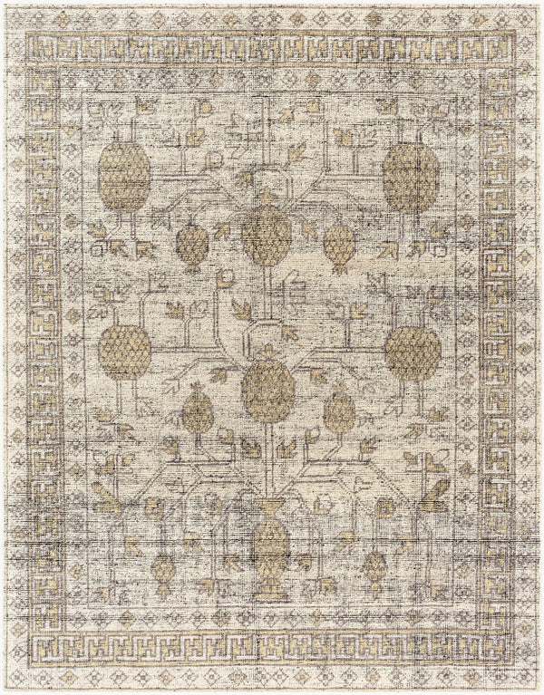 surya tulu tlu 2301 pewter rug