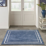 nourison nourison essentials nre02 navy ivory rug