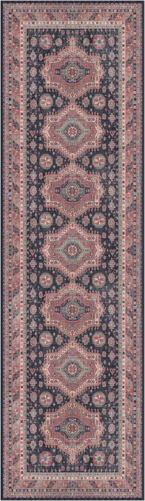 nourison vintage home vnh03 navy rug