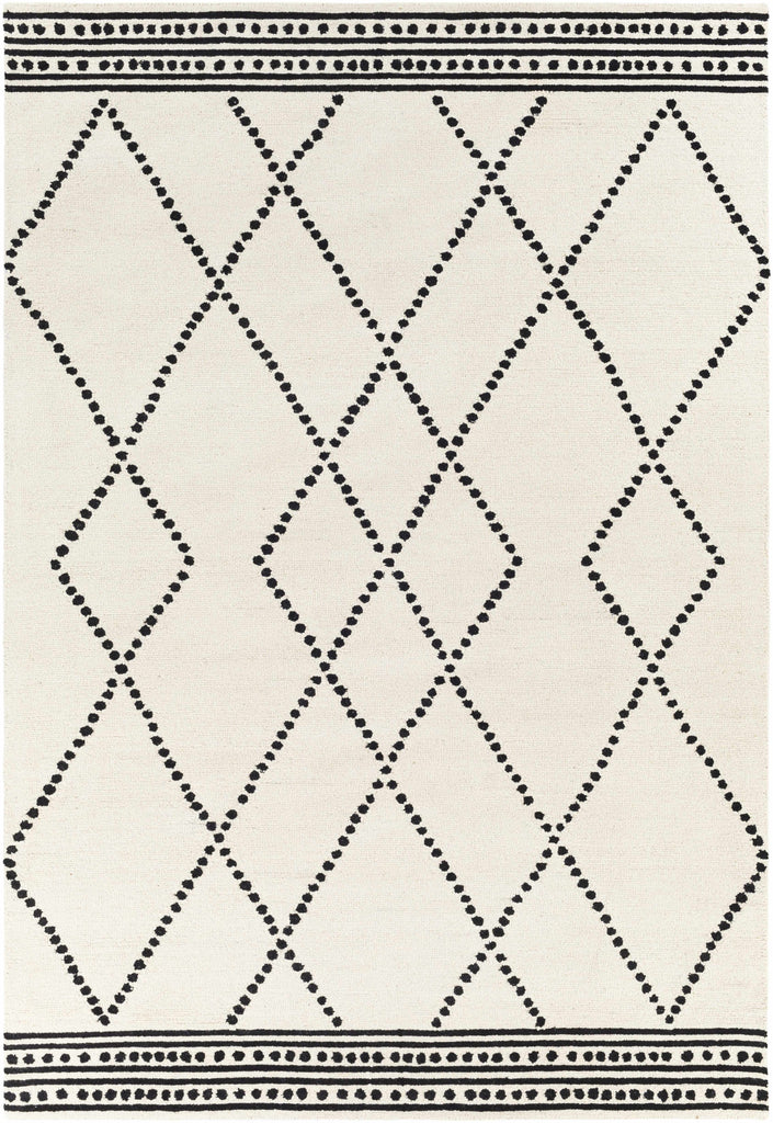 Hauteloom Tamayo TMY Black Hand Tufted Wool Rug