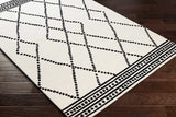 Hauteloom Tamayo TMY Black Hand Tufted Wool Rug