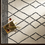 Hauteloom Tamayo TMY Black Hand Tufted Wool Rug