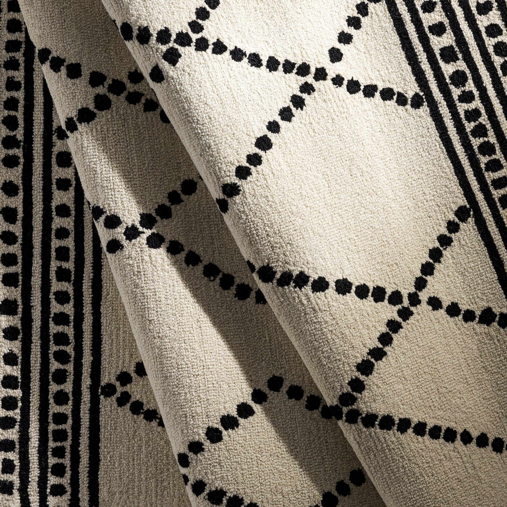 Hauteloom Tamayo TMY Black Hand Tufted Wool Rug
