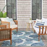 nourison garden oasis goa04 blue rug