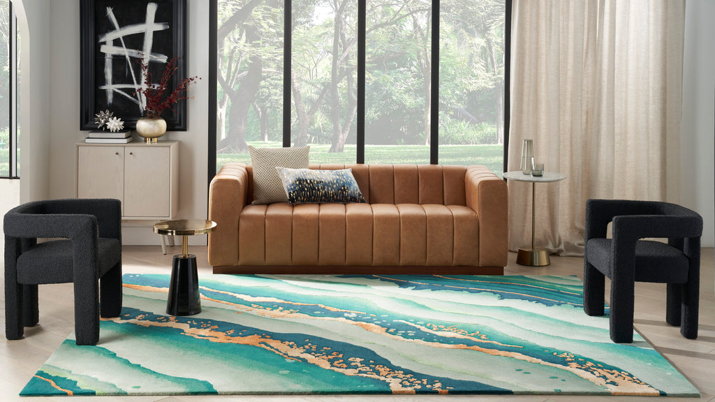 nourison prismatic prs30 emerald rug