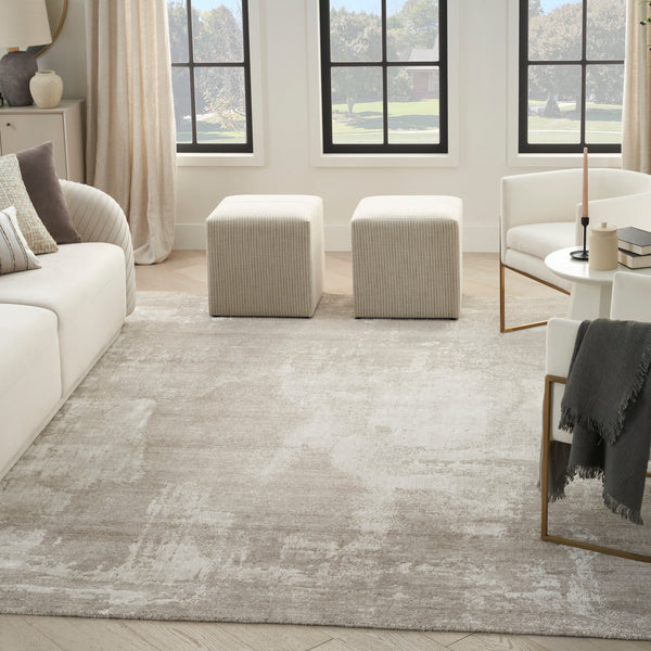 nourison harmony hay06 silver grey rug