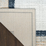 nourison dekor dek06 grey navy rug