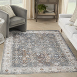 nourison astra machine washable asw16 ivory multicolor rug